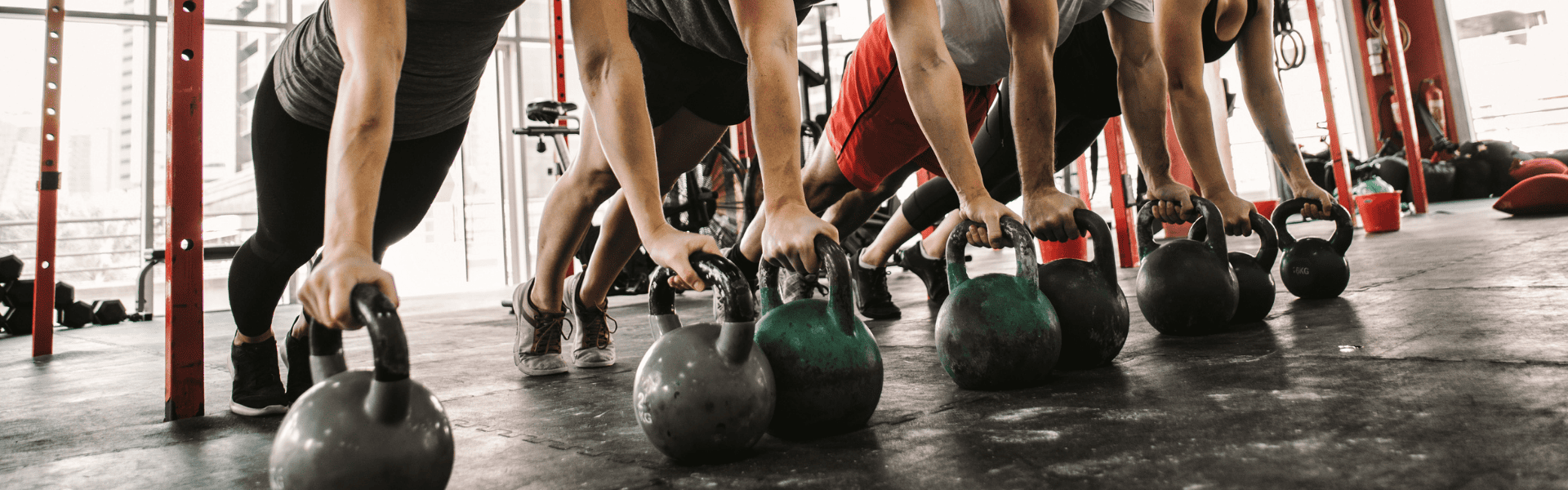 kettlebell attrezzatura per corsi in palestra